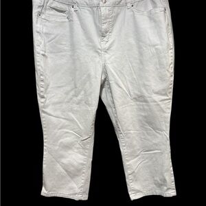 Royalty For Me White Capris